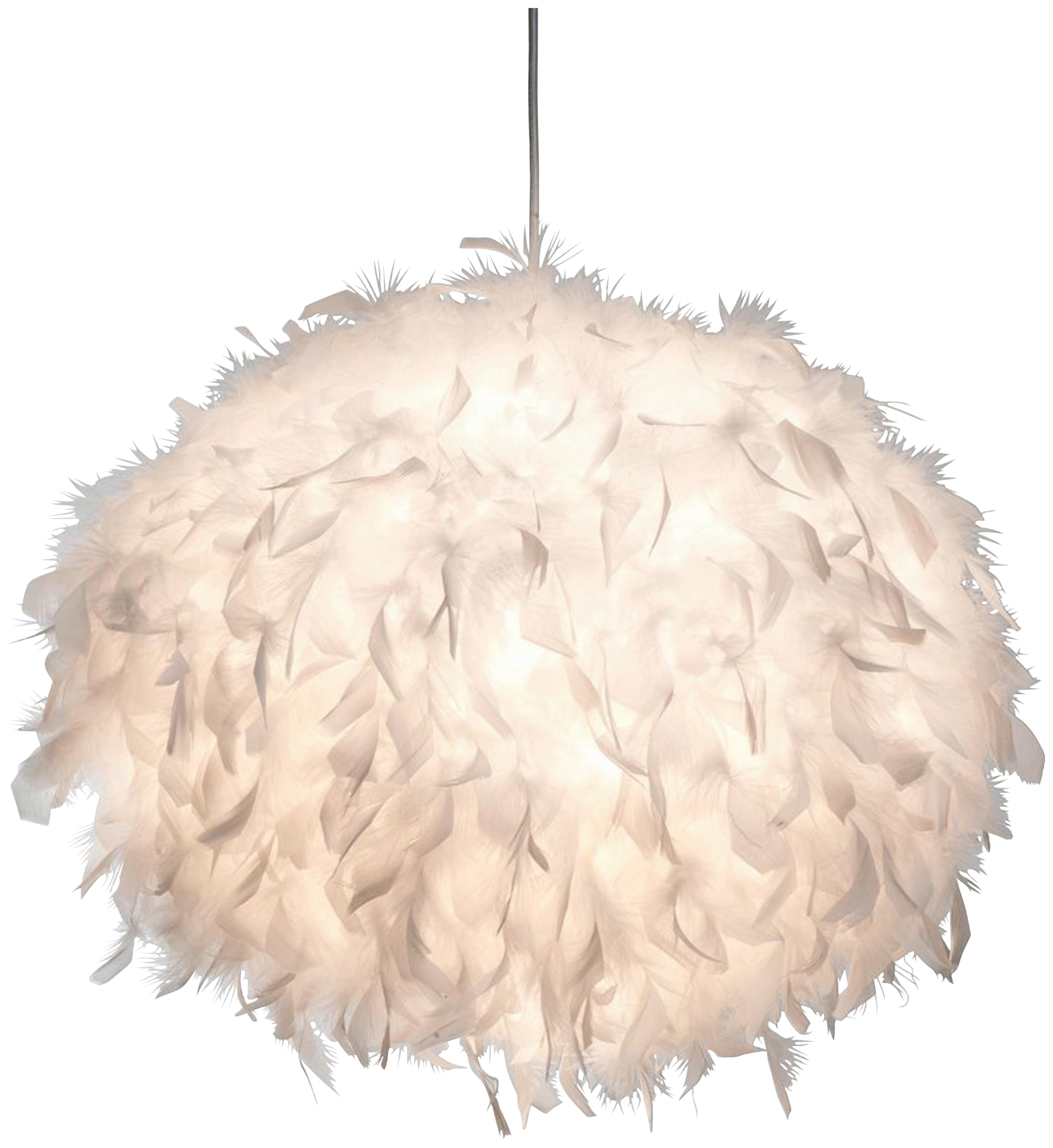 Nowa Pendelleuchte 30129107 weiß Metall Polyester H/D: ca. 150x60 cm E27 1 Brennstellen DUCKY - weiß (60,00/150,00cm) - Nowa