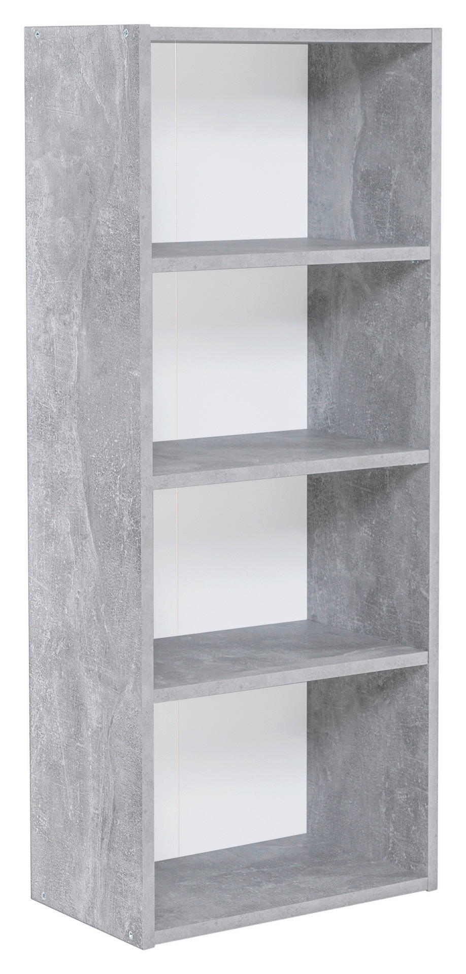 Regal Step 3 Beton Optik weiß B/H/T: ca. 41,5x102x25 cm Step 3 - weiß (41,50/102,00/25,00cm)