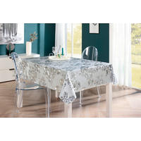 Milano Abwaschbarer Tischbelag Satomi silber B: ca. 140 cm Satomi - silber (140,00cm) - Milano