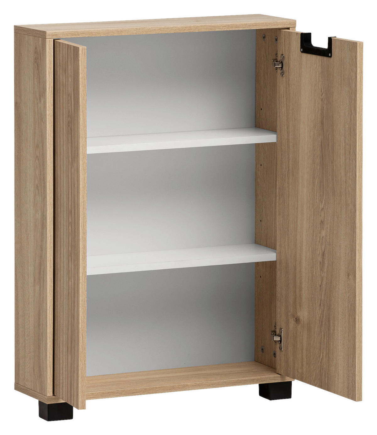 Unterschrank Emmik weiß matt Eiche Eiche weiß Nachbildung B/H/T: ca. 59,8x85,2x19,55 cm Emmik - Eiche/weiß (59,80/85,20/19,55cm) - Möbelpartner