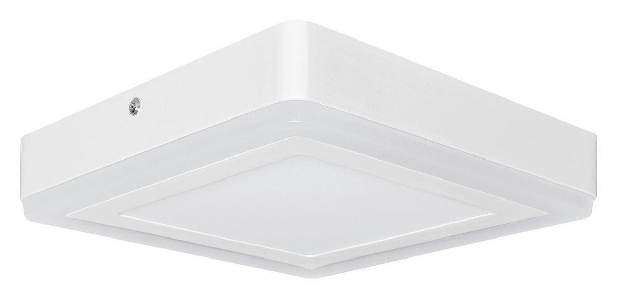 LEDVANCE LED-Wand-/Deckenleuchte 260535 weiß Aluminium Kunststoff B/H/L: ca. 19,8x3,8x19,8 cm Click White Square - weiß (19,80/19,80/3,80cm) - LEDVANCE