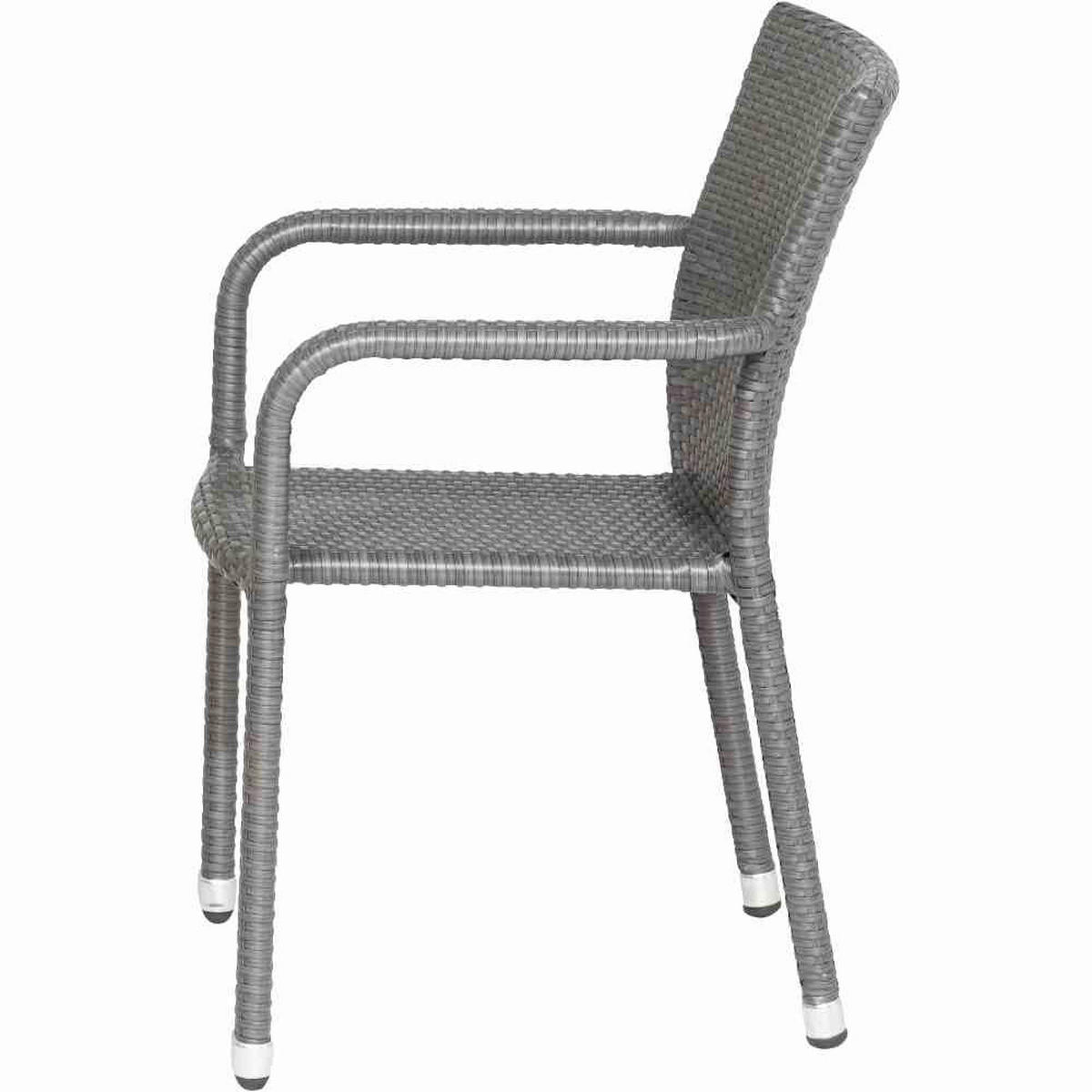 Gardamo Stapelsessel MINAS grau Aluminium MINAS - grau - Gardamo