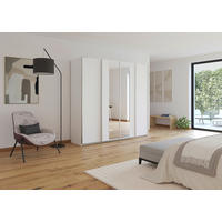 Kleiderschrank Altera Alpinweiß B/H/T: ca. 226x211x62 cm Altera - Alpinweiß/Alu (226,00/211,00/62,00cm)