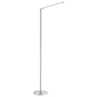 Just Light Stehleuchte 11012-55 stahlfarbig silber Metall H: ca. 125 cm LED-Stehleuchte_Dawda - stahlfarbig/silber (125,00cm) - Just Light