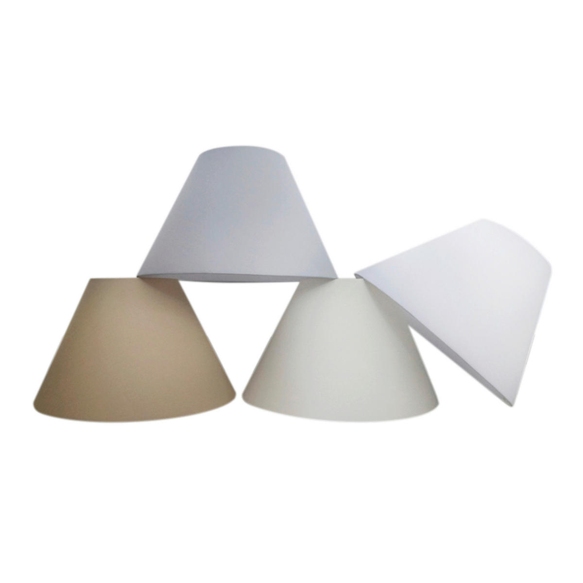 Näve Leuchten Lampenschirm grau B/H/T/D: ca. 25x16x25x25 cm ARAS - grau (25,00/16,00/25,00cm) - Näve Leuchten