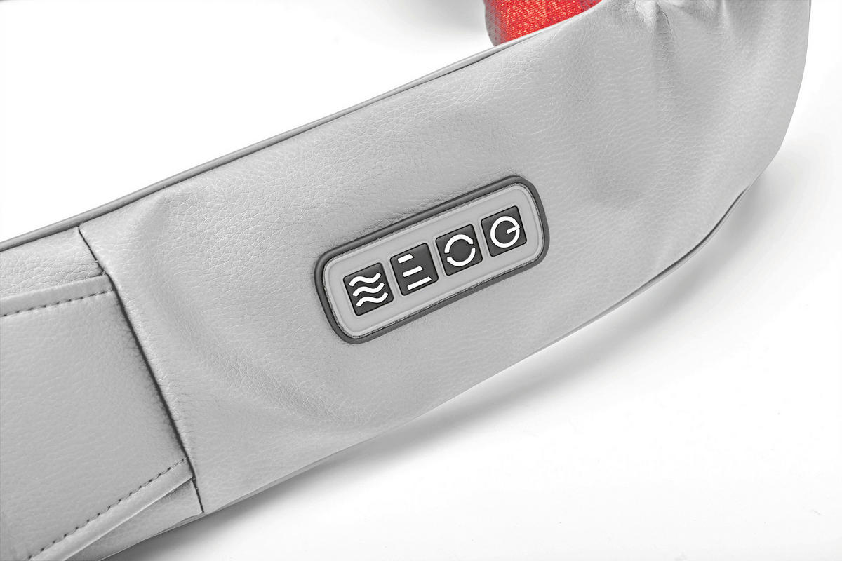 CLEANmaxx Shiatsu-Massagegerät grau lila Shiatsu-Massagegerät_VITALmaxx - lila/grau - CLEANmaxx