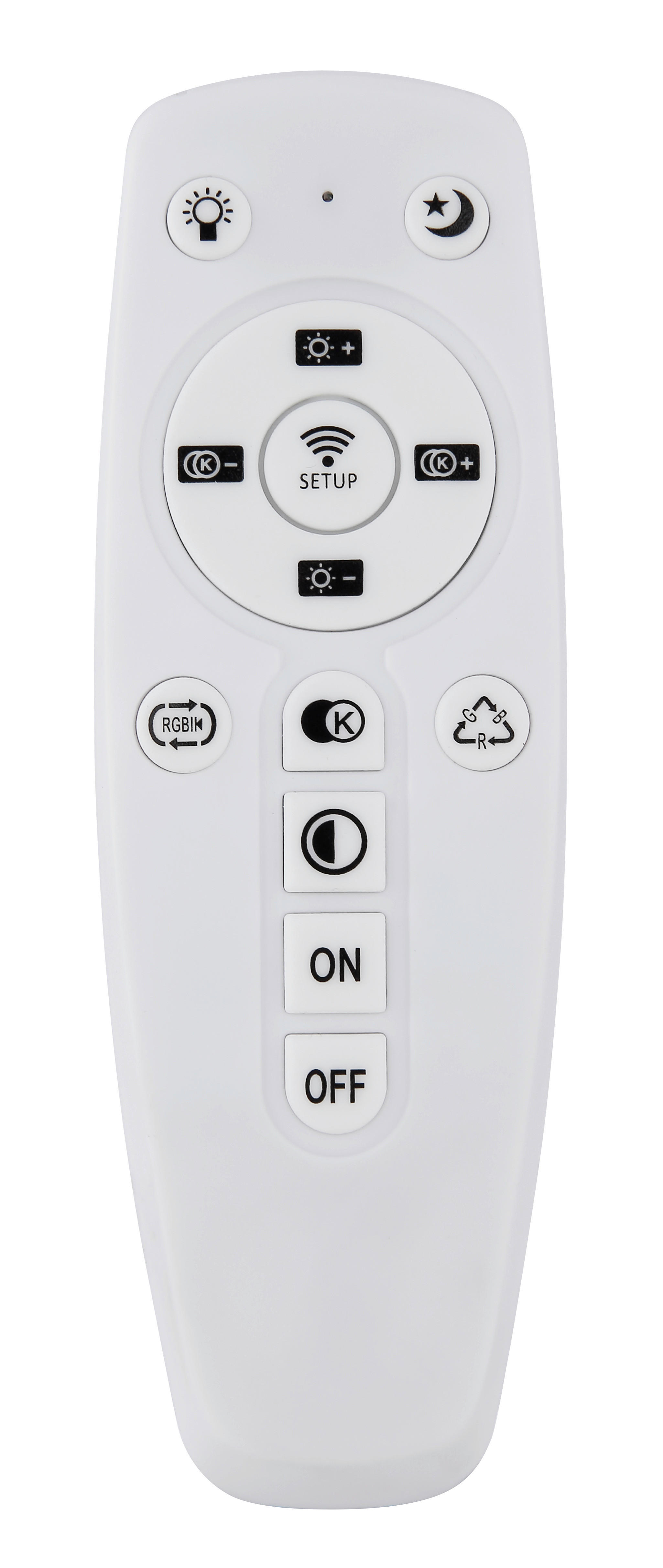 GLOBO Deckenventilator Deckenleuchte-Janice - weiß/silber (51,00/9,00/50,50cm) - GLOBO