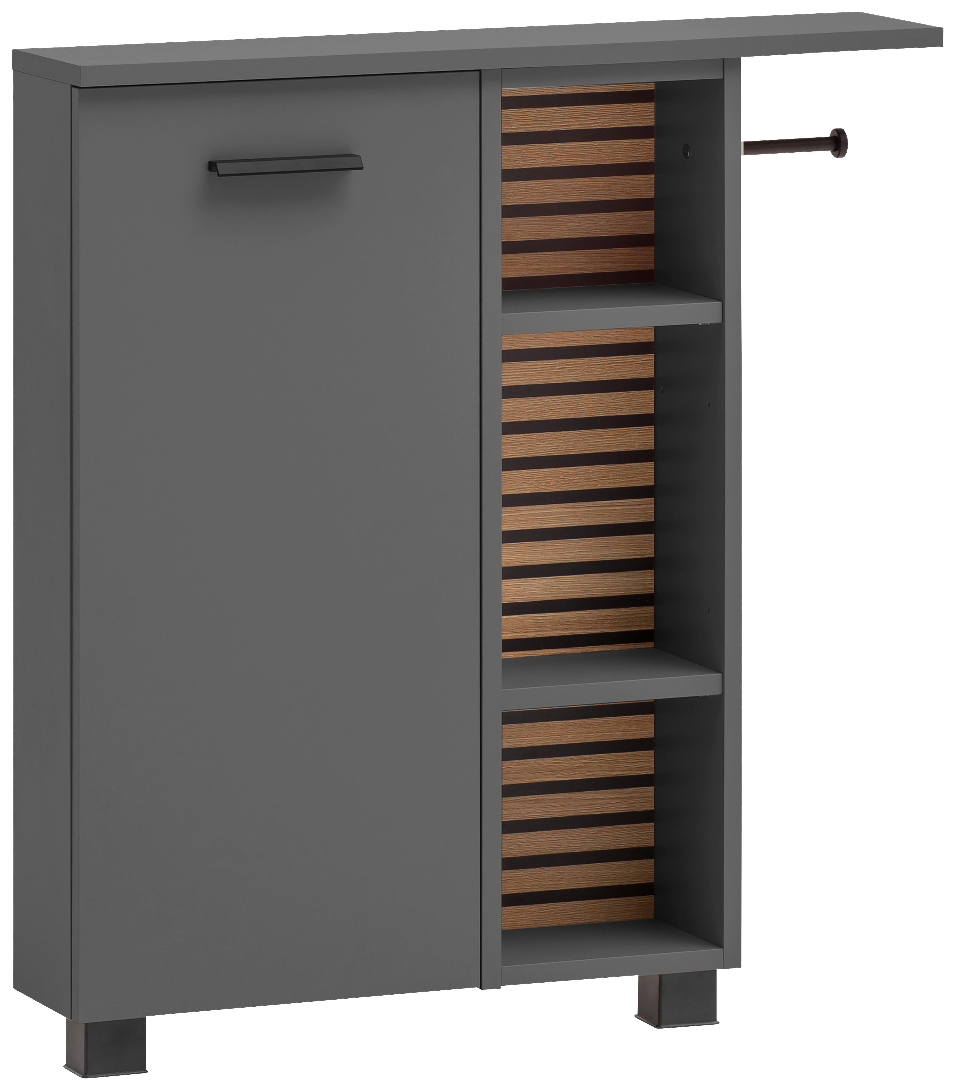 Unterschrank Katta anthrazit B/H/T: ca. 70,7x74,3x17 cm Katta - anthrazit (70,70/74,30/17,00cm) - Schildmeyer
