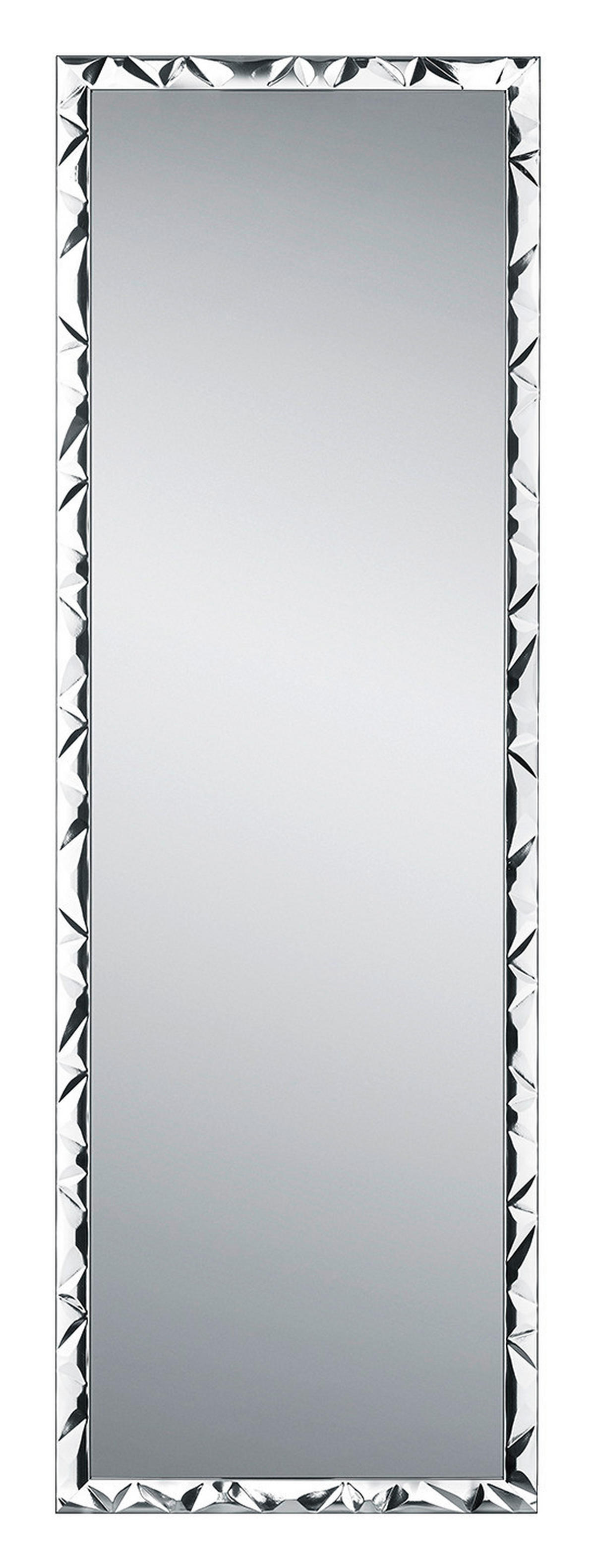 Mirrors&More Rahmenspiegel HANNI silber Optik B/H/T: ca. 50x150x2,5 cm HANNI - silber (50,00/150,00/2,50cm) - Mirrors&More