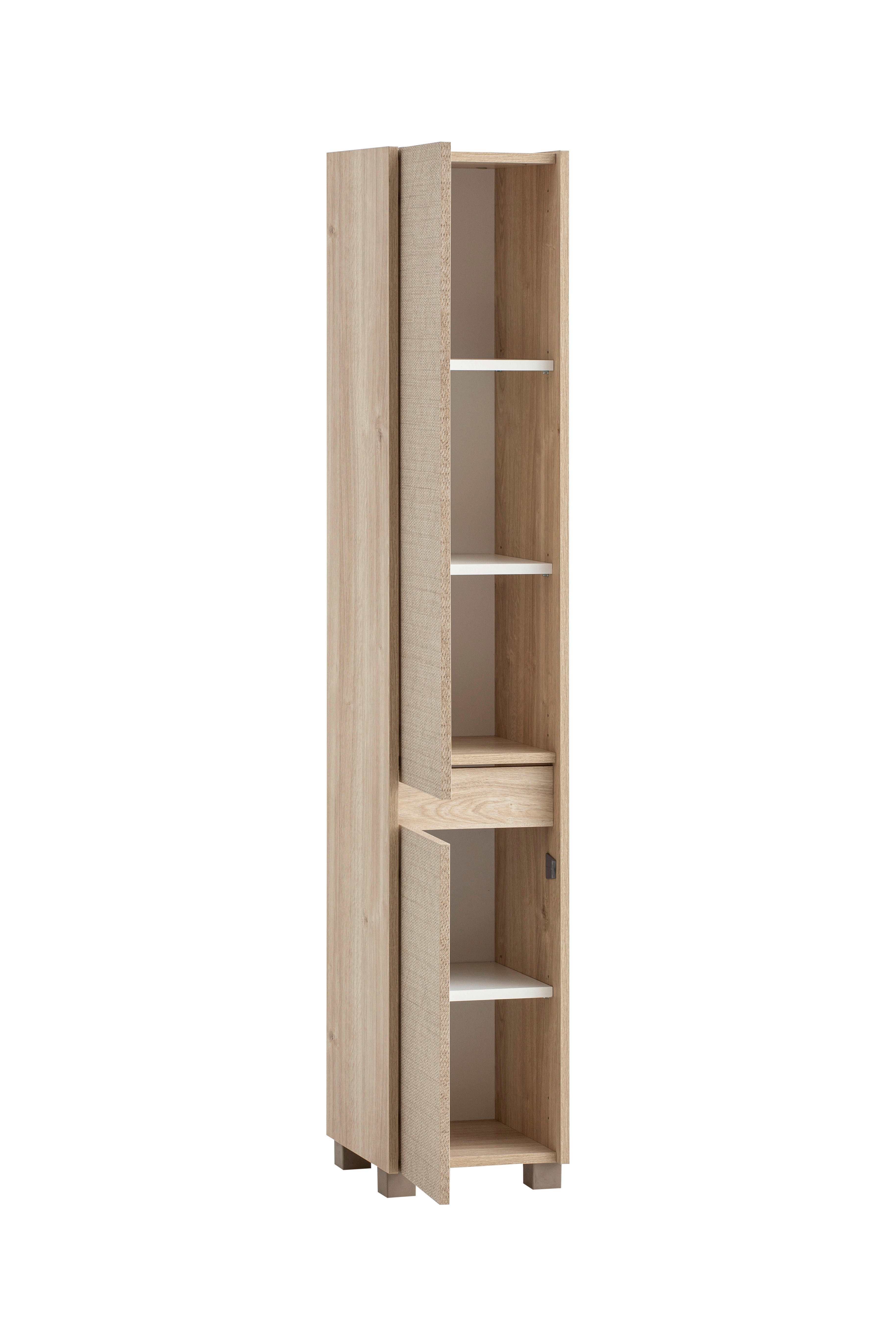 Hochschrank Sander Eiche Nachbildung B/H/T: ca. 30,2x164,5x33 cm Sander - Eiche (30,20/164,50/33,00cm) - Möbelpartner