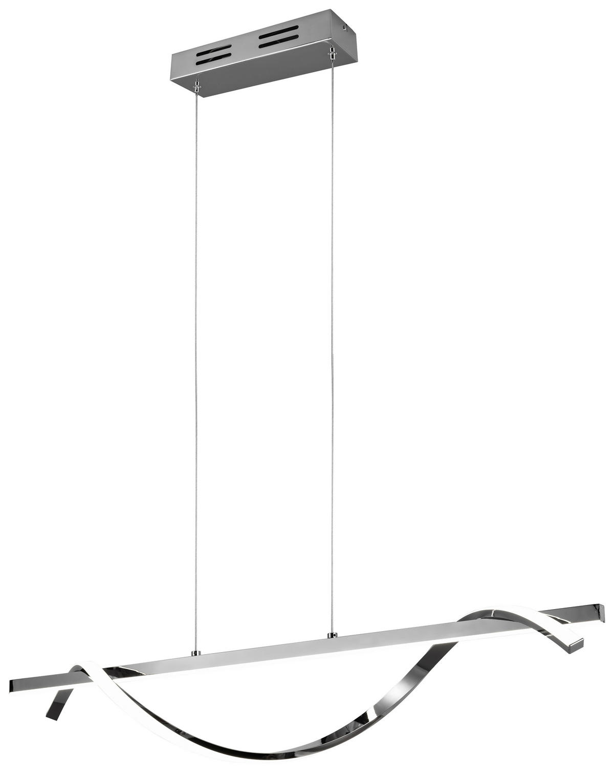 Reality LED-Pendelleuchte R32201106 Isabel Chrom Metall B/H/T: ca. 100x150x18 cm 1.0 Brennstellen Isabel - Chrom (100,00/150,00/18,00cm) - Reality