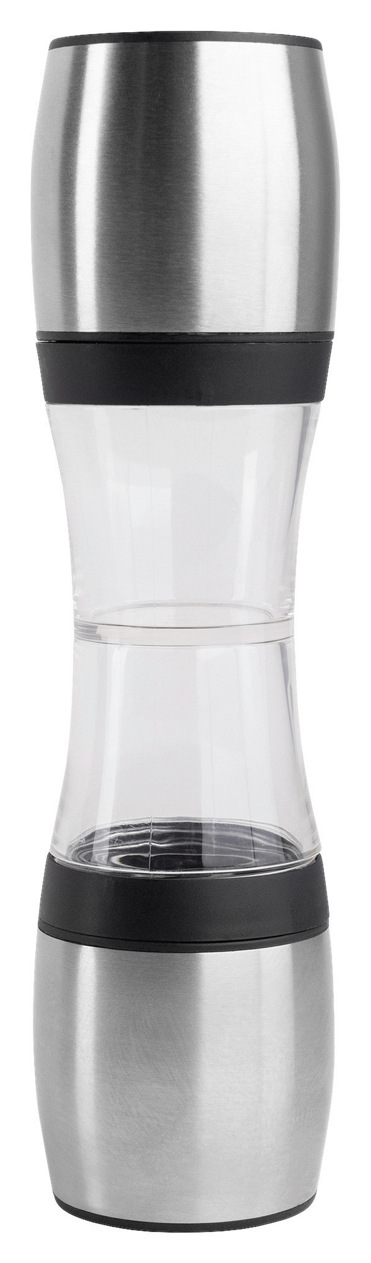 MASTERPRO Salz- u. Pfeffermühle FOODIES COLLECTION silber Edelstahl B/D: ca. 23x5 cm FOODIES COLLECTION - silber (5,00cm) - MASTERPRO