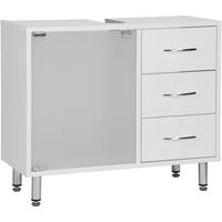 Waschbeckenunterschrank Lana weiß B/H/T: ca. 66x56x29 cm Lana - weiß (66,00/56,00/29,00cm)