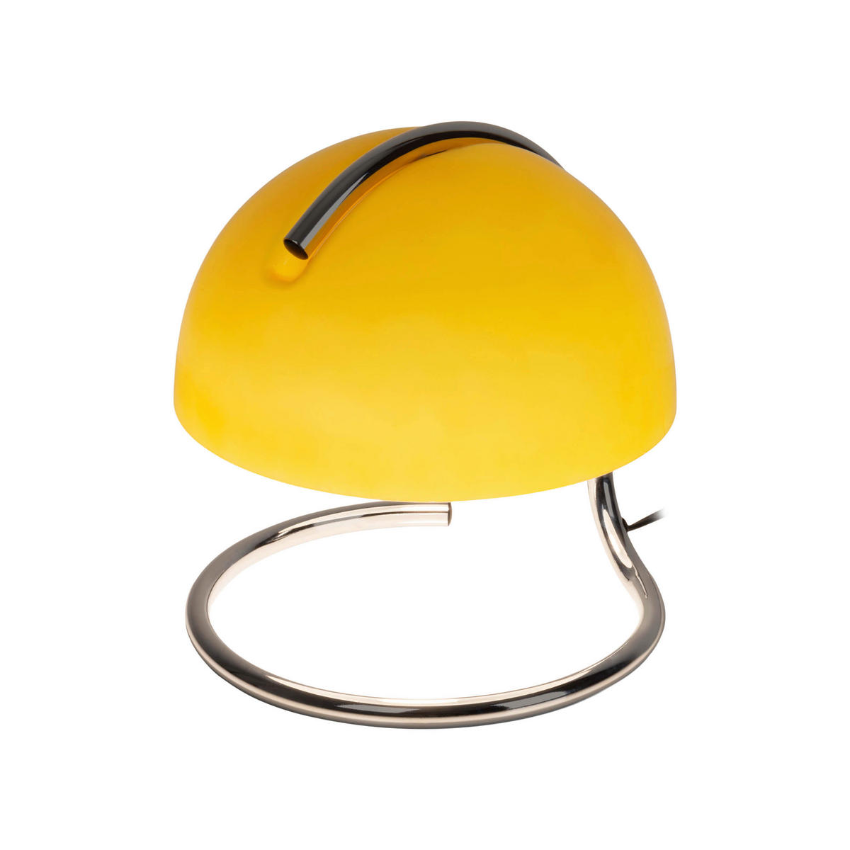 Näve Leuchten Tischleuchte gelb Metall Glas B/H/T/D: ca. 23,5x25x23,5x23,5 cm E27 1 Brennstellen BURANO - gelb (23,50/25,00/23,50cm) - Näve Leuchten