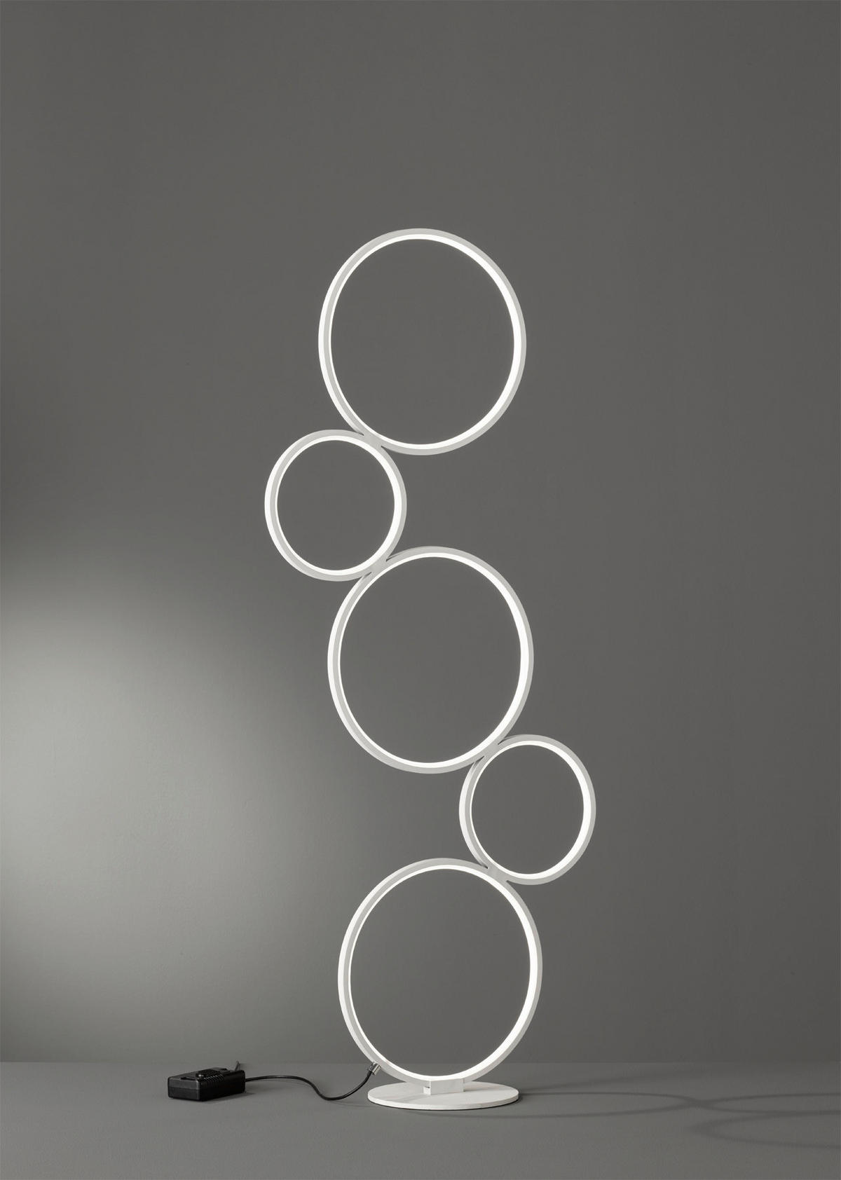 TRIO Stehleuchte 422610531 weiß Metall B/H: ca. 47x115 cm LED-Stehleuchte_Rondo - weiß (47,00/115,00cm) - Trio
