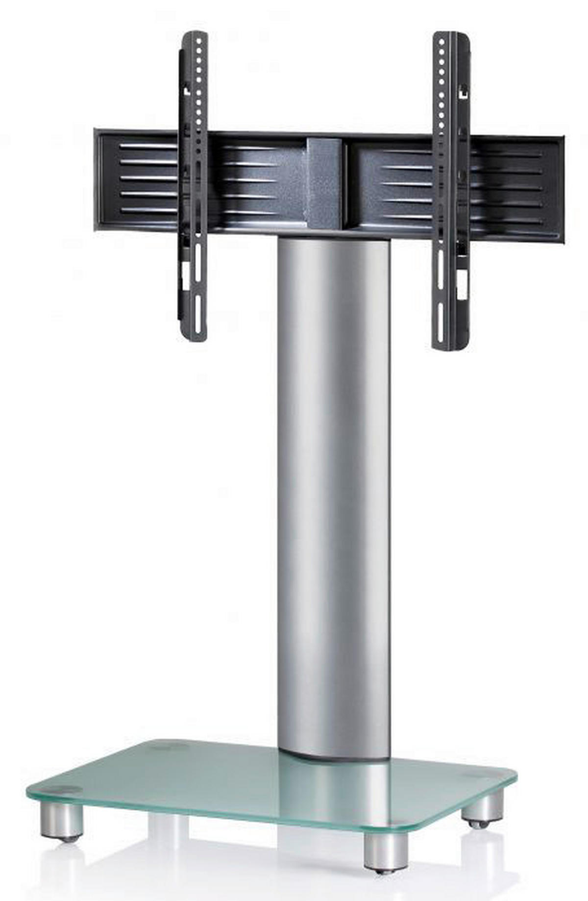 VCM TV-Standfuß TV-Standfuß silber TV-Standfuß "Tosal Silber" - silber (60,00/100,00/44,00cm) - VCM