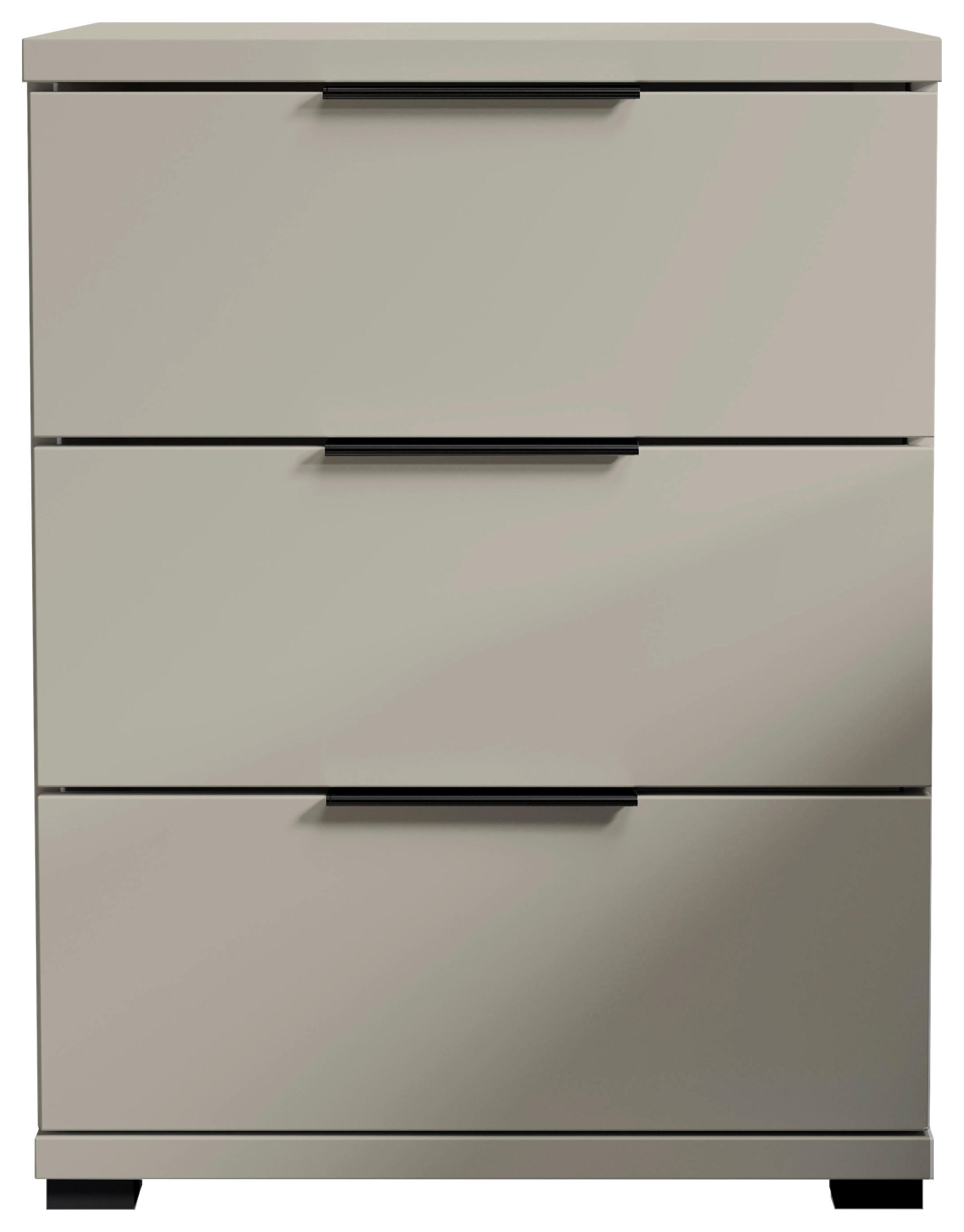 Thumbnail - Nachtkonsole Salermo Kaschmirgrau B/H/T: ca. 46x61x42 cm