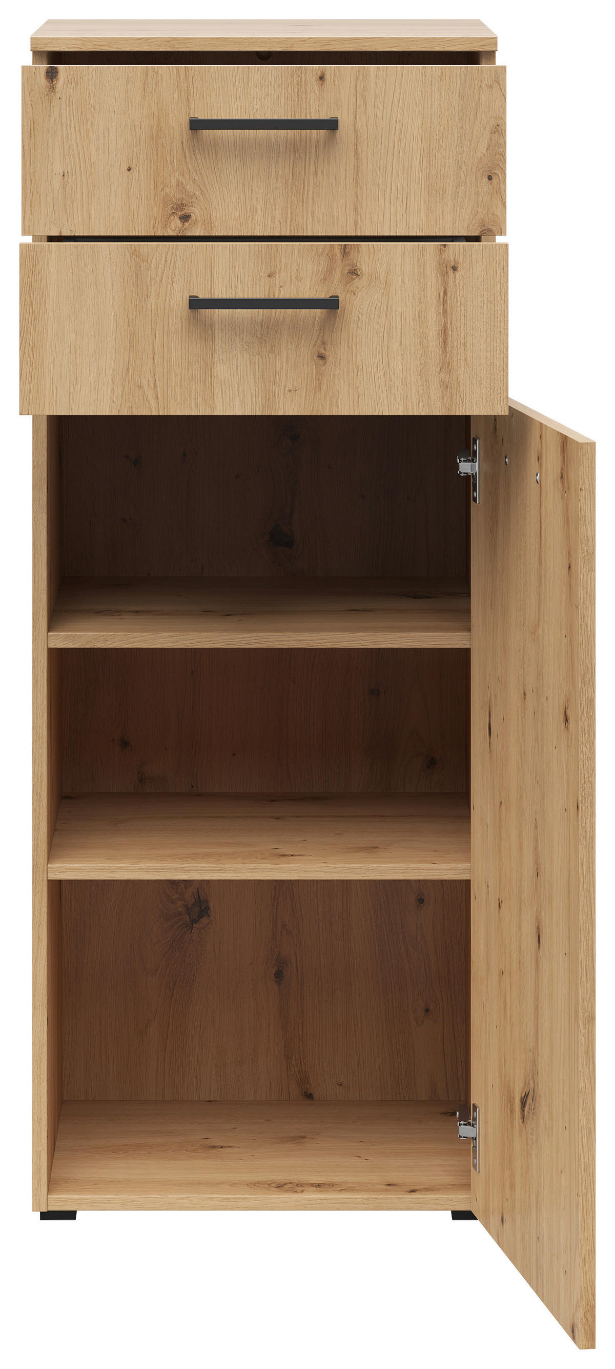 Kommode Multi-Stauraum Typ 17 Eiche Artisan Nachbildung B/H/T: ca. 45x115x40 cm Multi-Stauraum Typ 17 - Eiche (45,00/115,00/40,00cm)