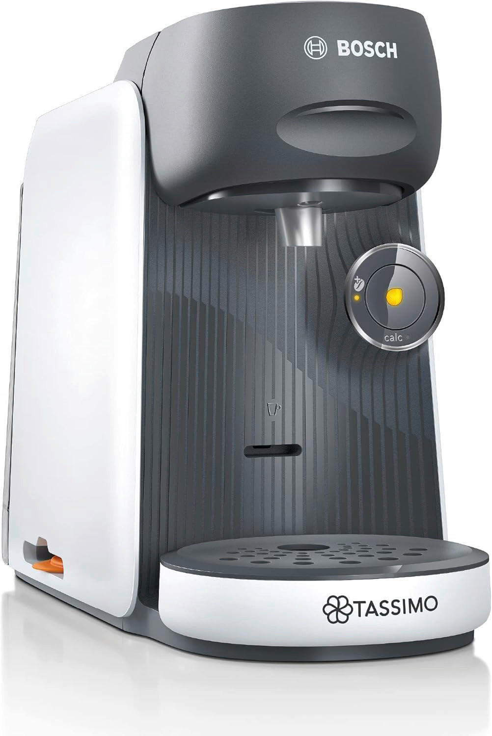 Bosch Kapselmaschine Tassimo Finesse TAS16B4 weiß Kunststoff B/H/T: ca. 15,7x26,5x36,6 cm Tassimo Finesse - weiß/grau (15,70/26,50/36,60cm) - BOSCH