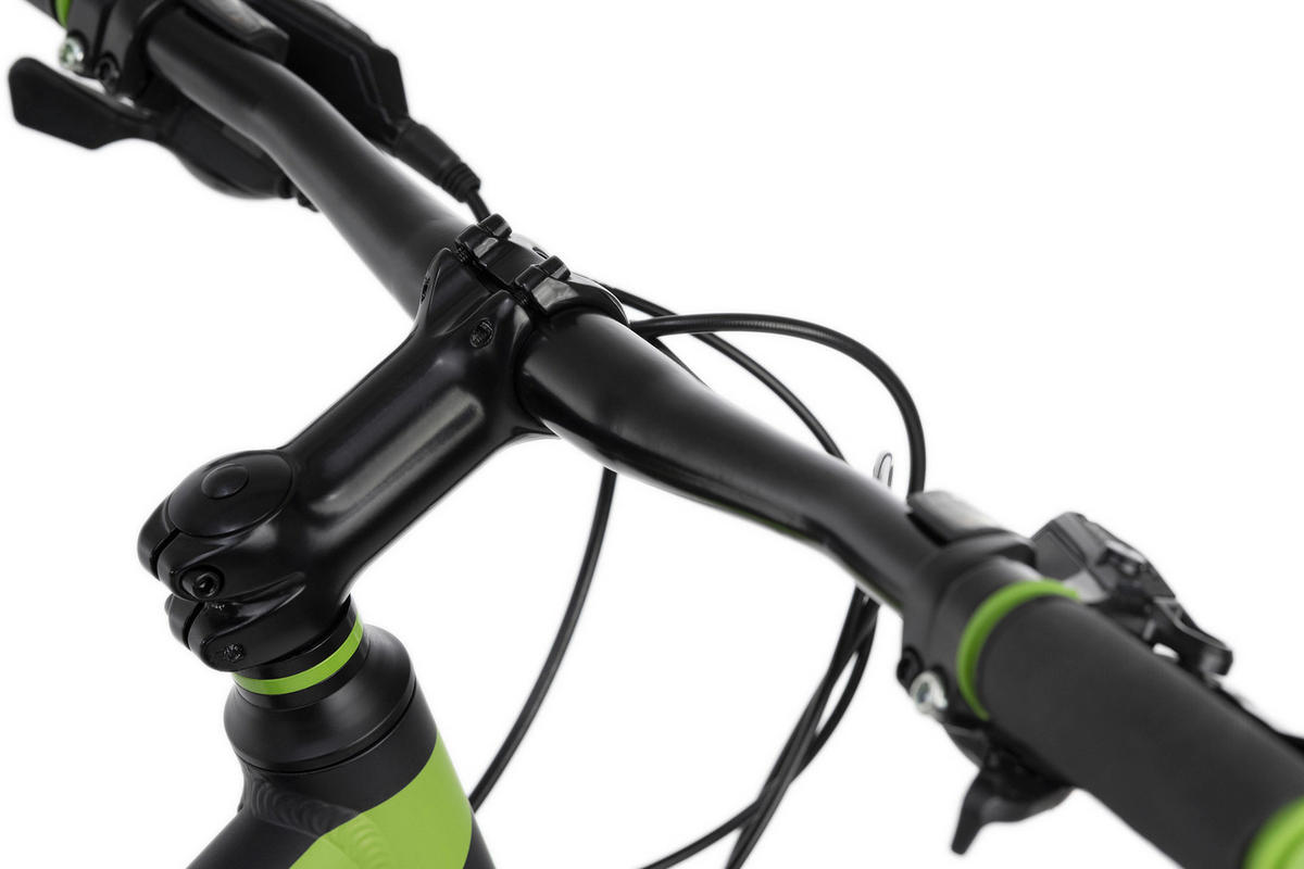 KS-Cycling Mountain-Bike Xceed 27,5" Xceed 27,5 Zoll Rahmenhöhe 50 cm 24 Gänge schwarz schwarz ca. 27,5 Zoll Xceed - schwarz/grün - KS-Cycling