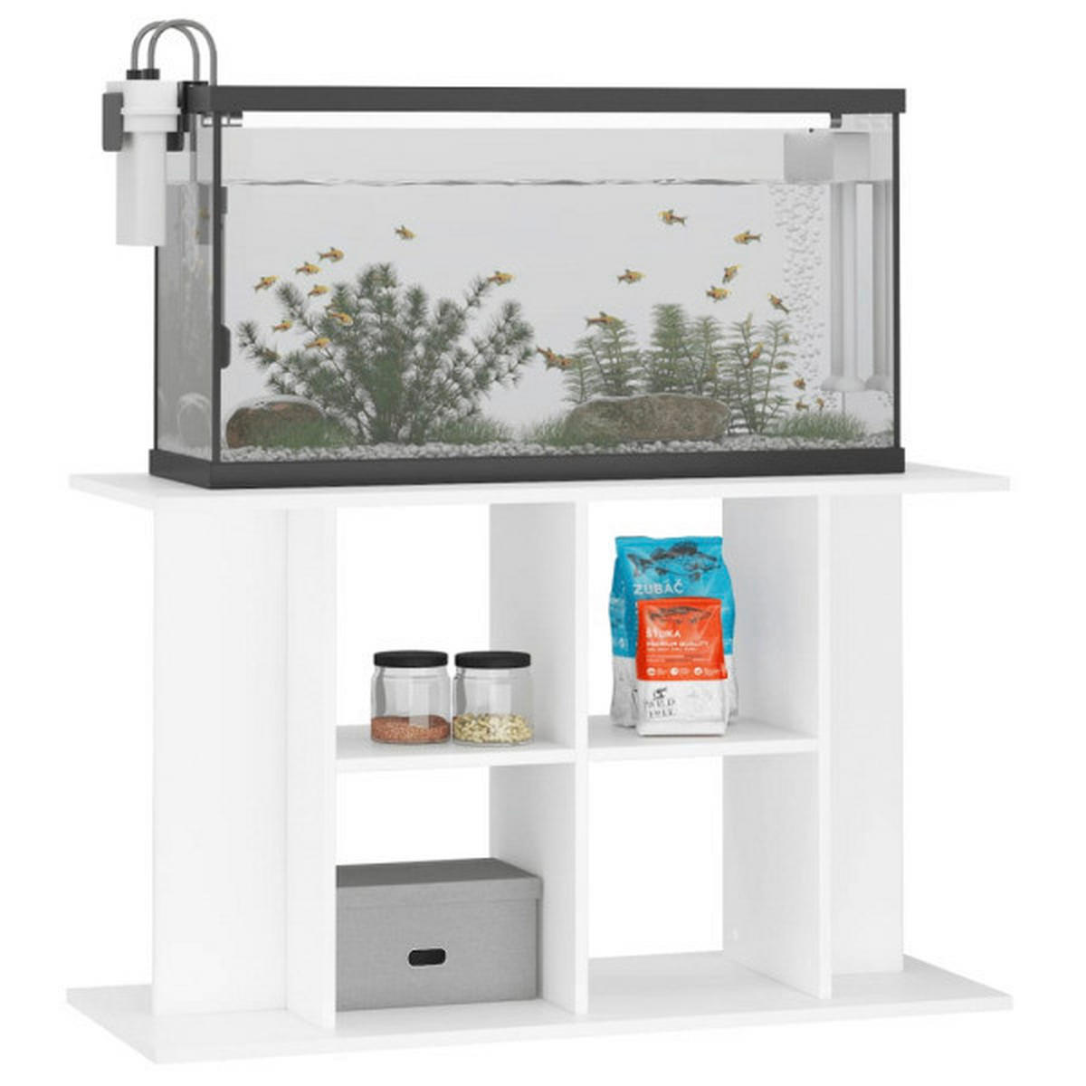 VidaXL Aquariumständer Aquariumständer - weiß (100,00/620,00/40,00cm) - VidaXL