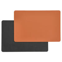 Tischset braun Kunststoff B/L: ca. 45x30 cm Tischset karamell/schwarz - braun/schwarz (45,00/30,00cm)