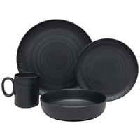 Kevoli  home Kombiservice schwarz Porzellan 2 tlg. Kombiservice_Manolo_16tlg. - schwarz - Kevoli  home