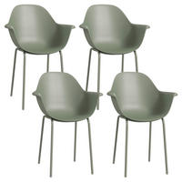 Outsunny Bistro-Set grün Kunststoff B/H/L: ca. 55x84x59 cm Bistro-Set - grün (59,00/55,00/84,00cm) - Outsunny