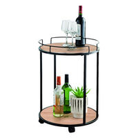 Beistelltisch Trelleborg B/H/T: ca. 44x62x44 cm Trelleborg - Eiche/schwarz (44,00/62,00/44,00cm)