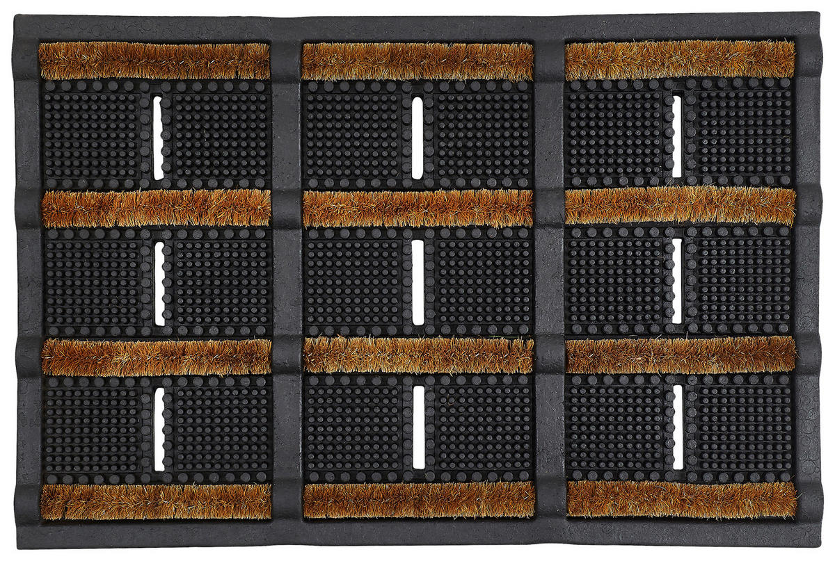 Andiamo Fußmatte schwarz B/L: ca. 40x60 cm Fußmatte_Mood 40x60cm schwarz - schwarz (40,00/60,00cm) - Andiamo