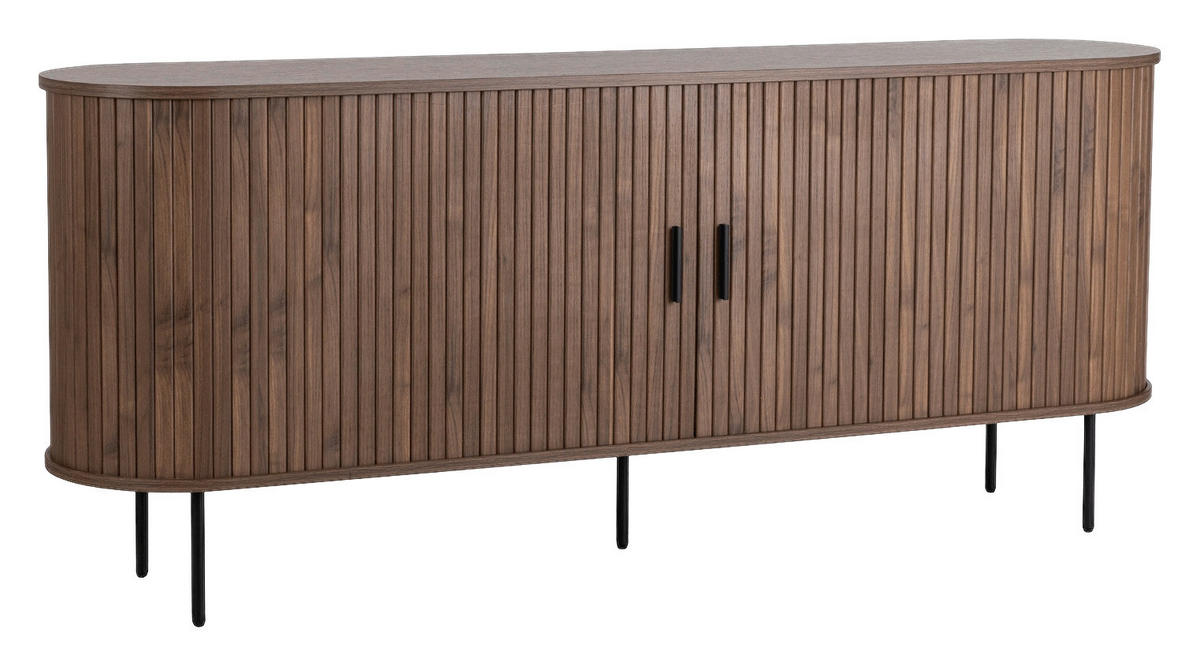 Kommode SELVA nussbaum Nachbildung B/H/T: ca. 180x76x40 cm SELVA - nussbaum (180,00/76,00/40,00cm) - WIPMEB