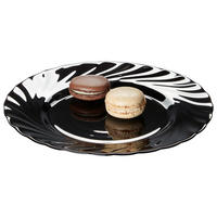 ARCOROC Dessertteller schwarz Opal-Hartglas D: ca. 19 cm Dessertteller_Trianon - schwarz (19,00cm) - ARCOROC