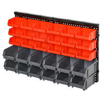 Werkstatt-Zubehör grau B/H/L: ca. 18x37,5x63 cm Lagersystem - rot/schwarz (63,00/18,00/37,50cm) - DURHAND