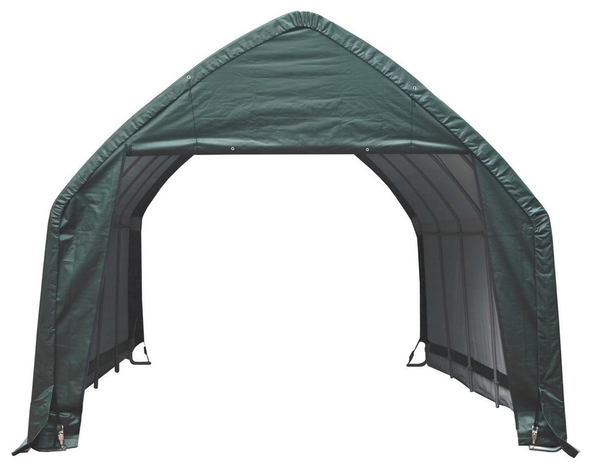 ShelterLogic Garage-in-a-Box B/H/T: ca. 390x370x610 cm Garage-in-a-Box - grün (390,00/370,00/610,00cm) - ShelterLogic