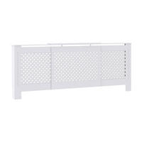 VidaXL Heizkörperverkleidung weiß B/H/T: ca. 205x81,5x19 cm Heizkörperverkleidung - weiß (205,00/81,50/19,00cm) - VidaXL
