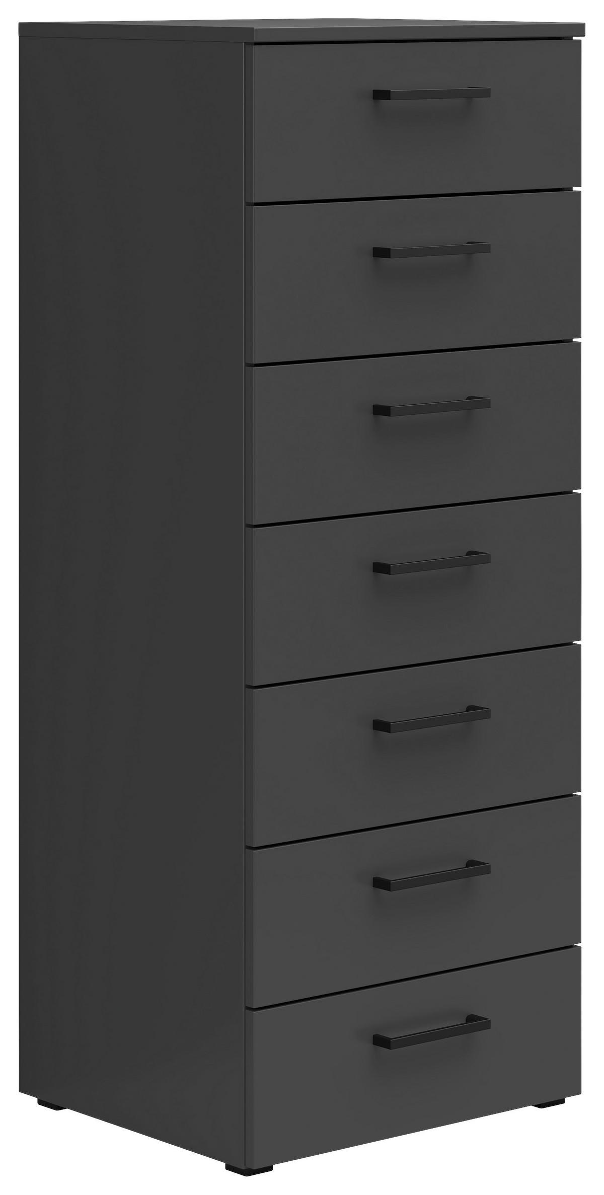 Kommode Multi-Stauraum Typ 18 anthrazit B/H/T: ca. 45x115x40 cm Multi-Stauraum Typ 18 - anthrazit (45,00/115,00/40,00cm)