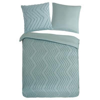 Bettwäsche Zigzag salbei Polyester B/L: ca. 155x220 cm Zigzag - salbei (155,00/220,00cm) - Pure