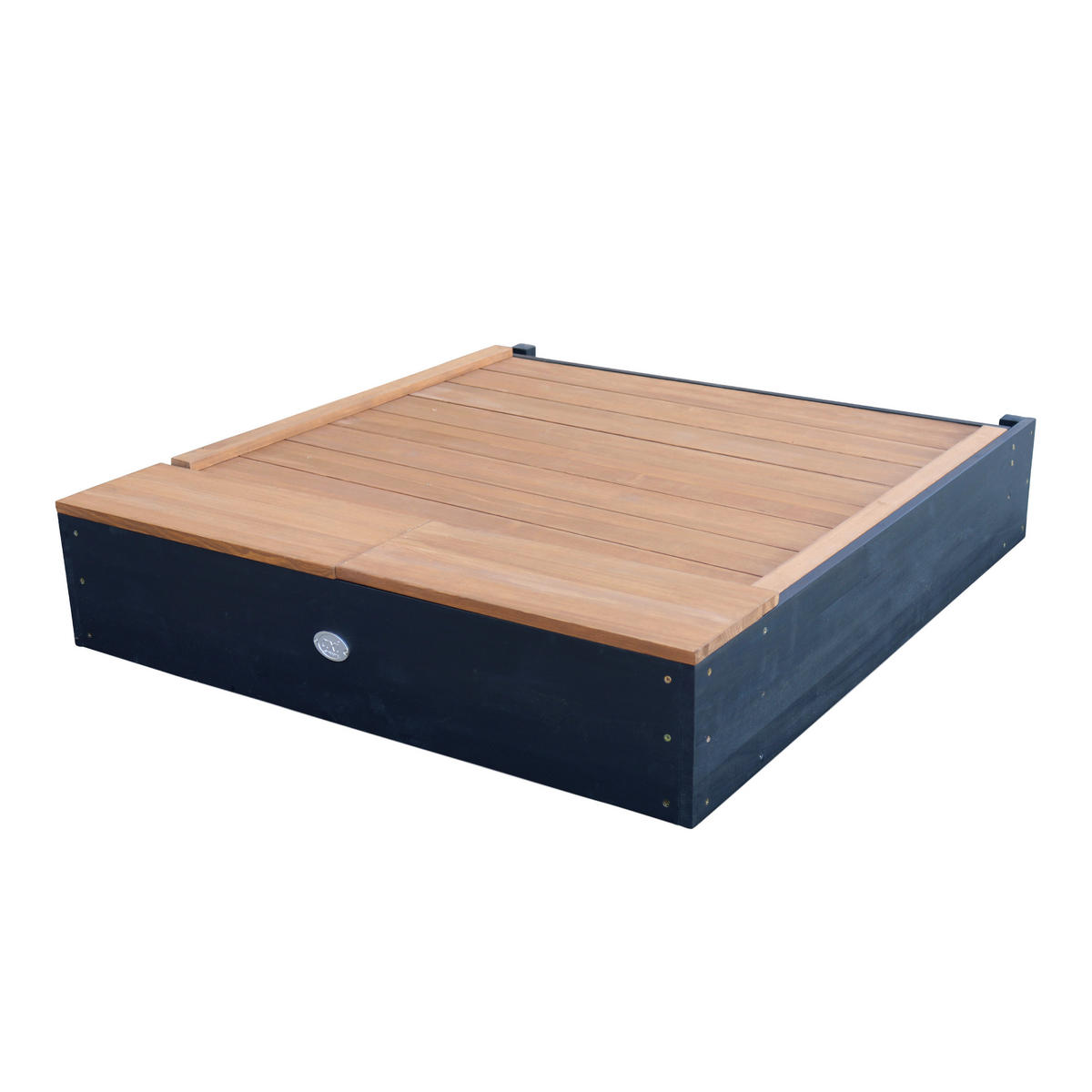 AXI Sandkasten Mandy grau B/H/T: ca. 90x74x100 cm Mandy - braun/gelb (90,00/74,00/100,00cm) - AXI
