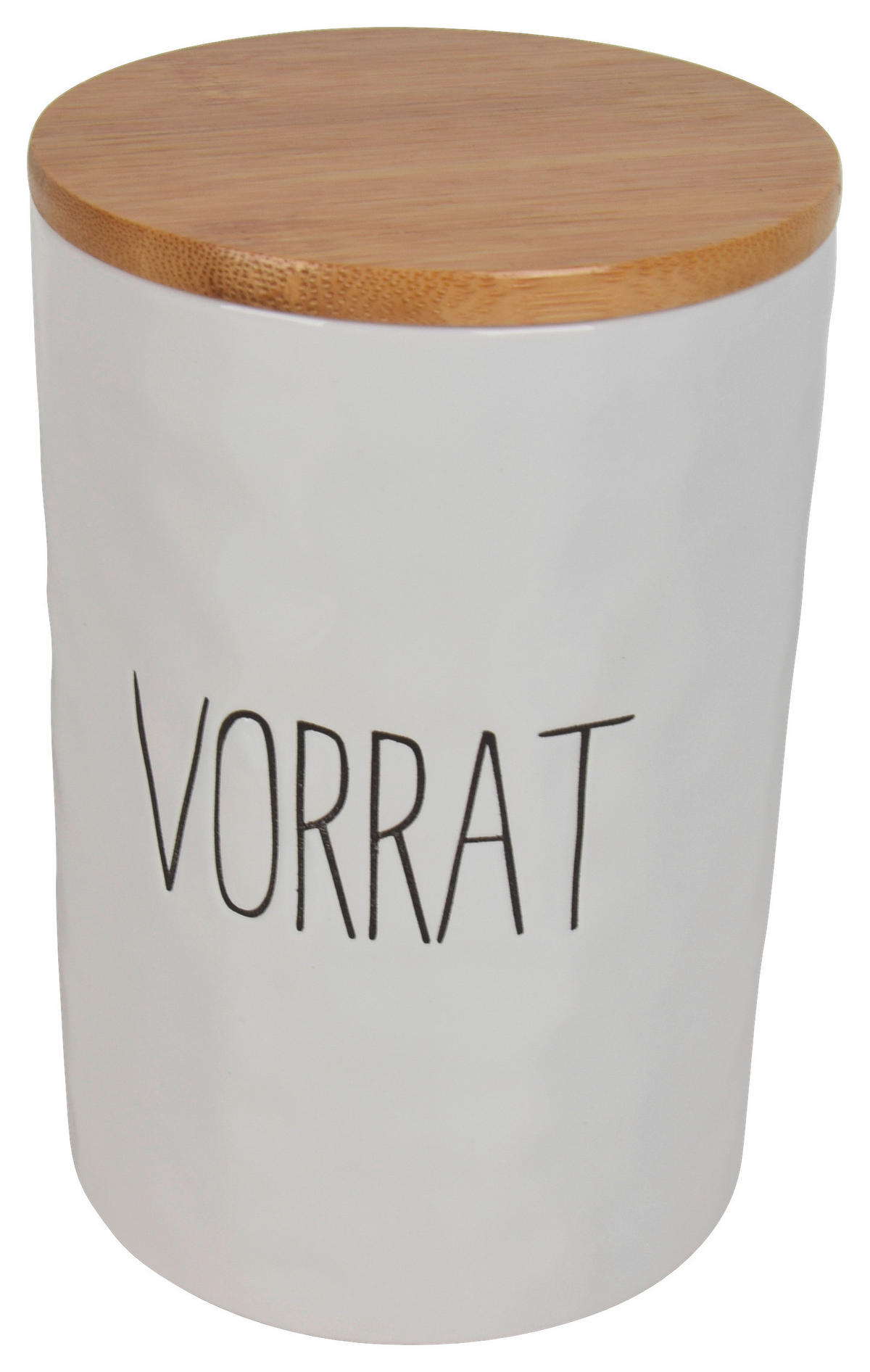 Vorratsdose natur Keramik B/H/L: ca. 21x32x16 cm Vorratsdose 840 ml - weiß/natur (16,00/21,00/32,00cm)