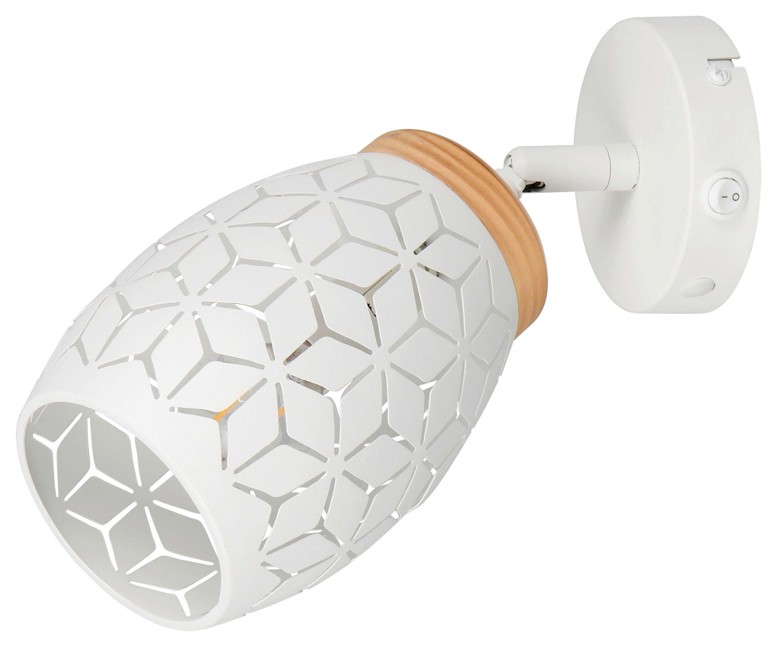 Reality Leuchten Spots weiß Metall B/H: ca. 12x27 cm E14 1 Brennstellen Spot_Bidar_1 - weiß (12,00/27,00cm) - Reality Leuchten