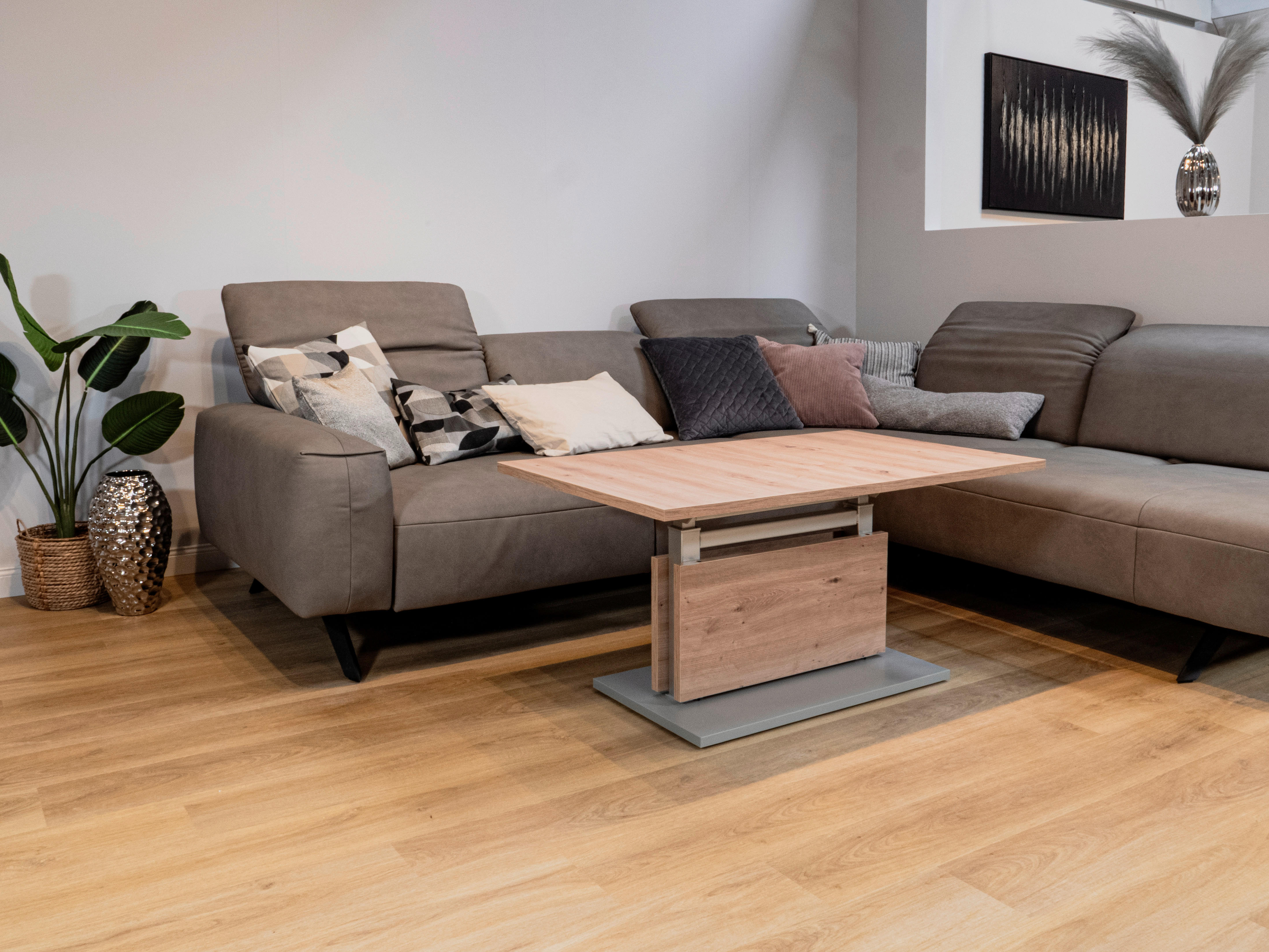 Thumbnail - Couchtisch Eiche Nachbildung B/H/T: ca. 63x54x110 cm