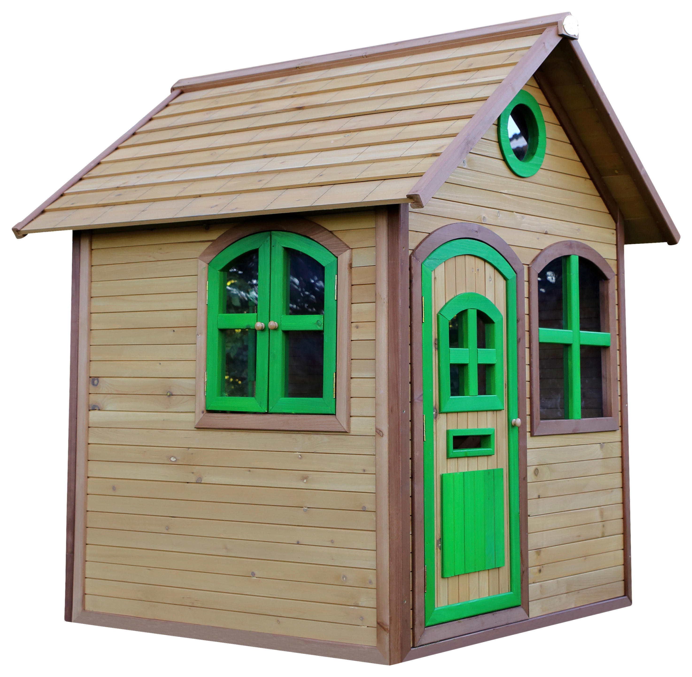 AXI Spielhaus Julia natur B/H/T: ca. 137x175x151 cm Julia - natur/grün (137,00/175,00/151,00cm) - AXI