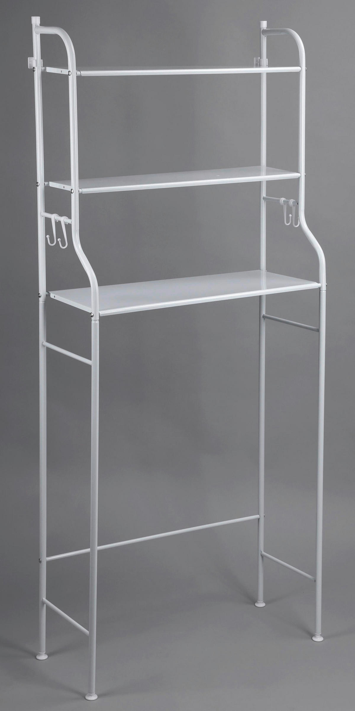 Badregal weiß Eisen B/H/L: ca. 26,6x6x91 cm Badregal - weiß (91,00/26,60/6,00cm)