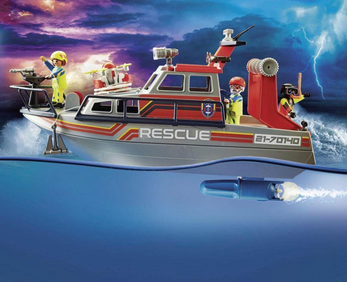 Playmobil City Action Seenot Löscheinsatz Rettungskreuzer 70140 Löscheinsatz Rettungskreuzer 70140 - bunt - Playmobil