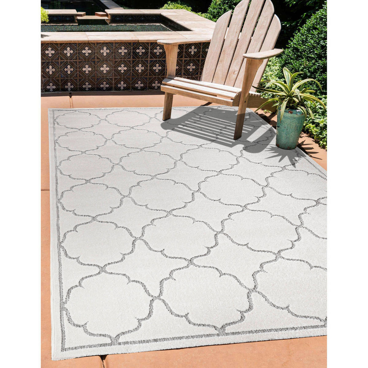 Sanat Outdoorteppich BERLIN creme B/L: ca. 140x200 cm BERLIN - creme (140,00/200,00cm) - Sanat
