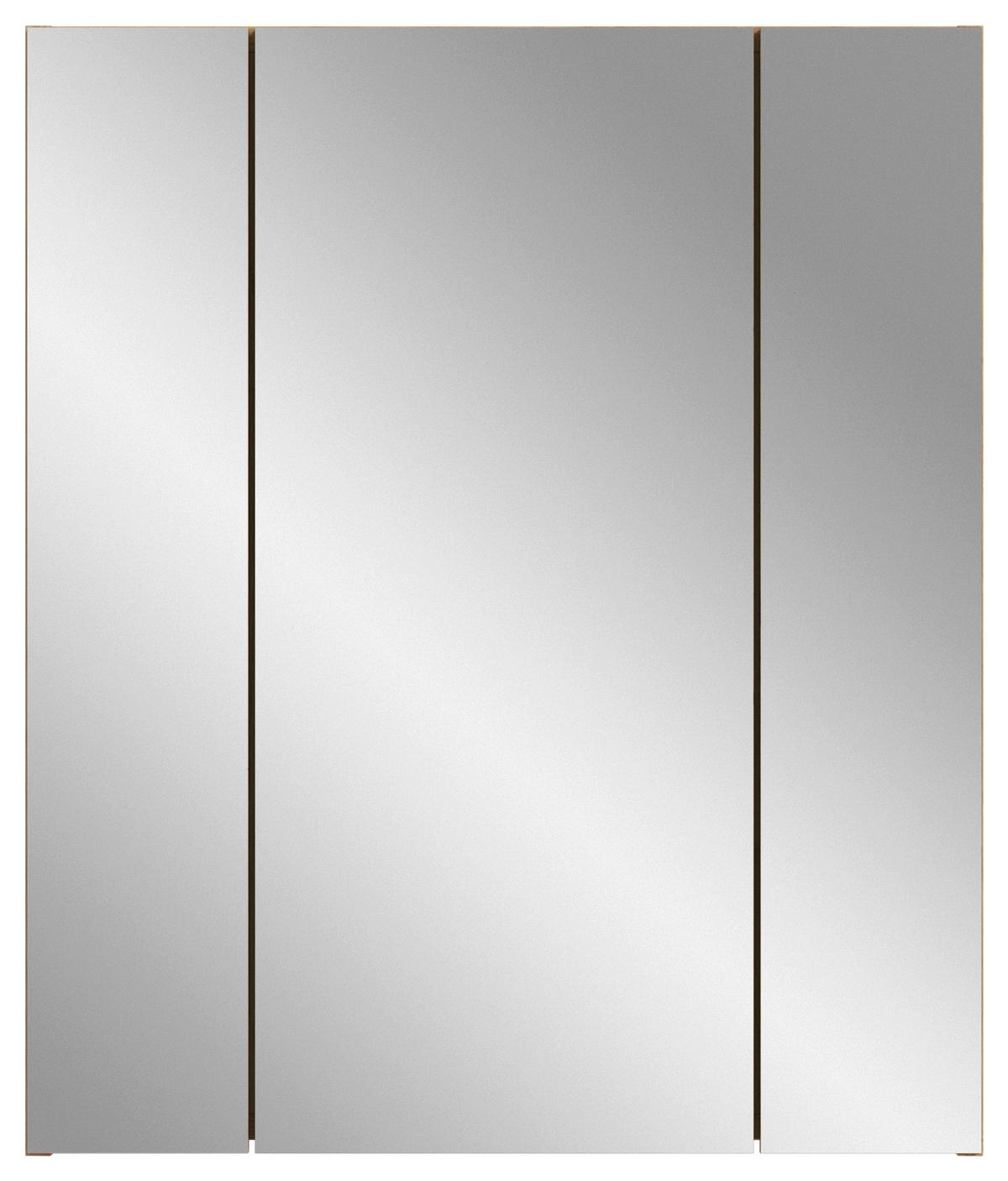 Spiegelschrank Ice Artisan Oak Nachbildung B/H/T: ca. 60x70x18 cm Ice - (60,00/70,00/18,00cm) - xonox.home