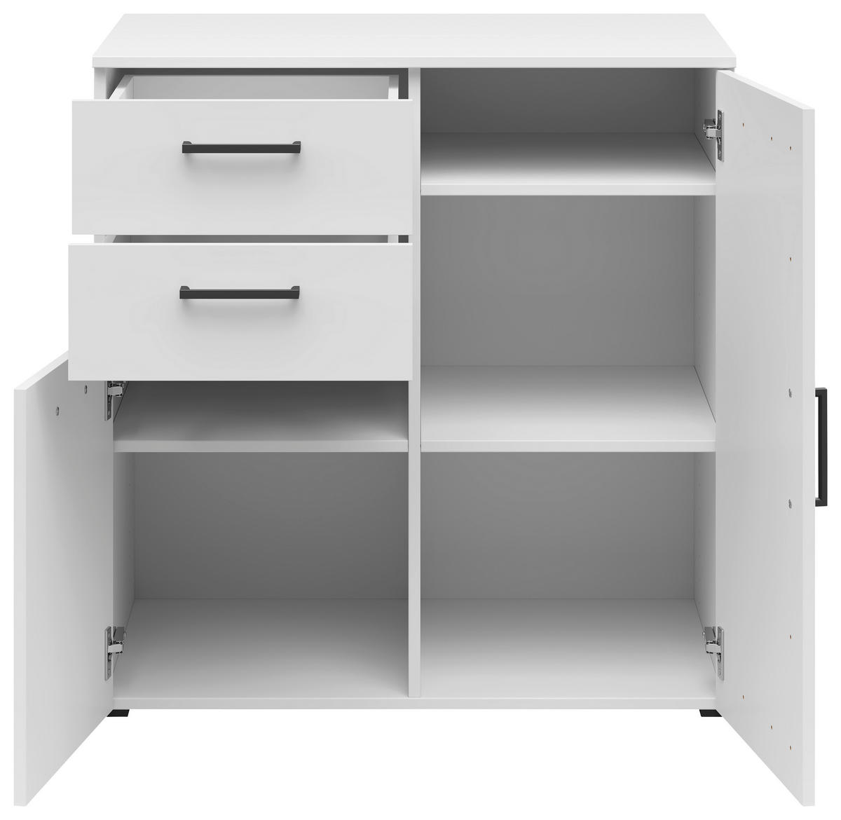 Kommode Multi-Stauraum Typ 27 weiß B/H/T: ca. 80x83x52 cm Multi-Stauraum Typ 27 - weiß (80,00/83,00/52,00cm)