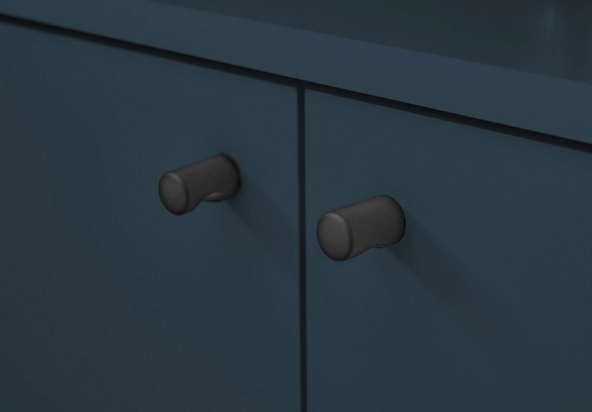 Waschbeckenunterschrank Kairo blau dunkel B/H/T: ca. 60x60x35 cm Kairo - blau (60,00/60,00/35,00cm)