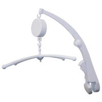 Niermann Mobilehalter zum Klemmen B/H/L: ca. 11x6x35 cm zum Klemmen - weiß (35,00/11,00/6,00cm) - Niermann