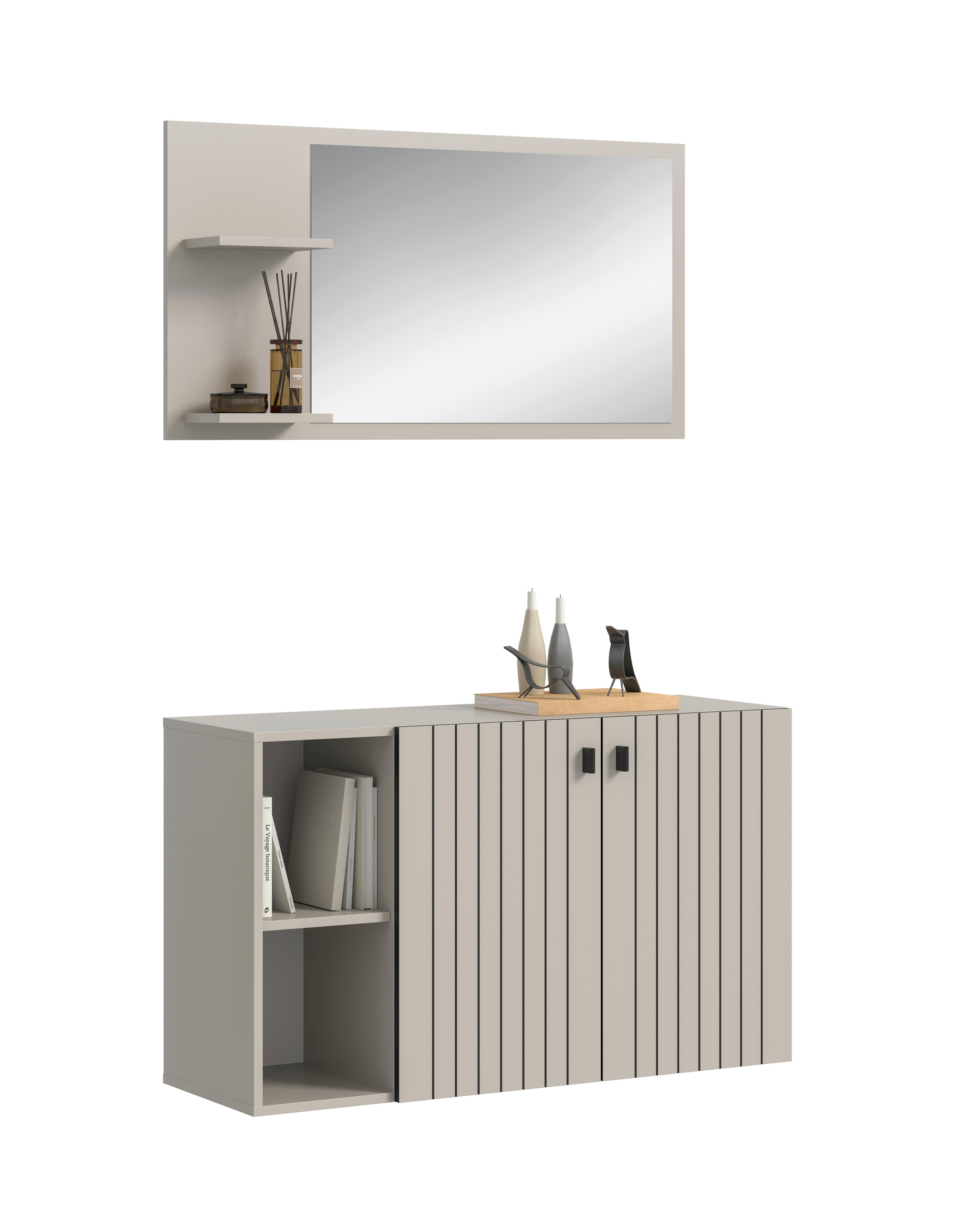 Garderobenset STATION Cashmere B/H/T: ca. 106x192x37 cm STATION - Cashmere (106,00/192,00/37,00cm) - xonox.home